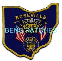 OHIO,ROSEVILLE POLICE 1 STATE SHAPED_wm